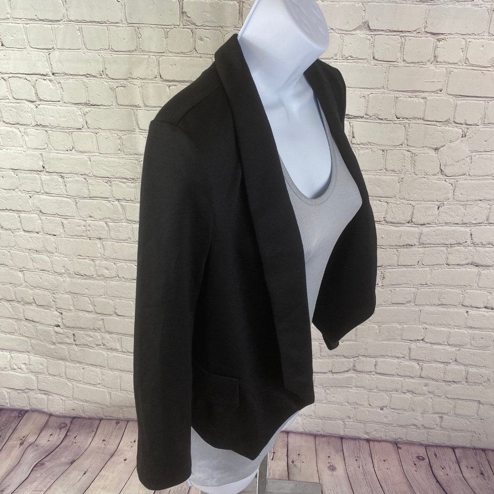 Guess Shavona Assymetrical Black Blazer Jacket - Picture 7 of 14